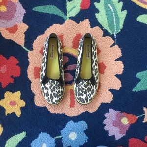 [Nanette Lepore] for keds leopard print slip ons
